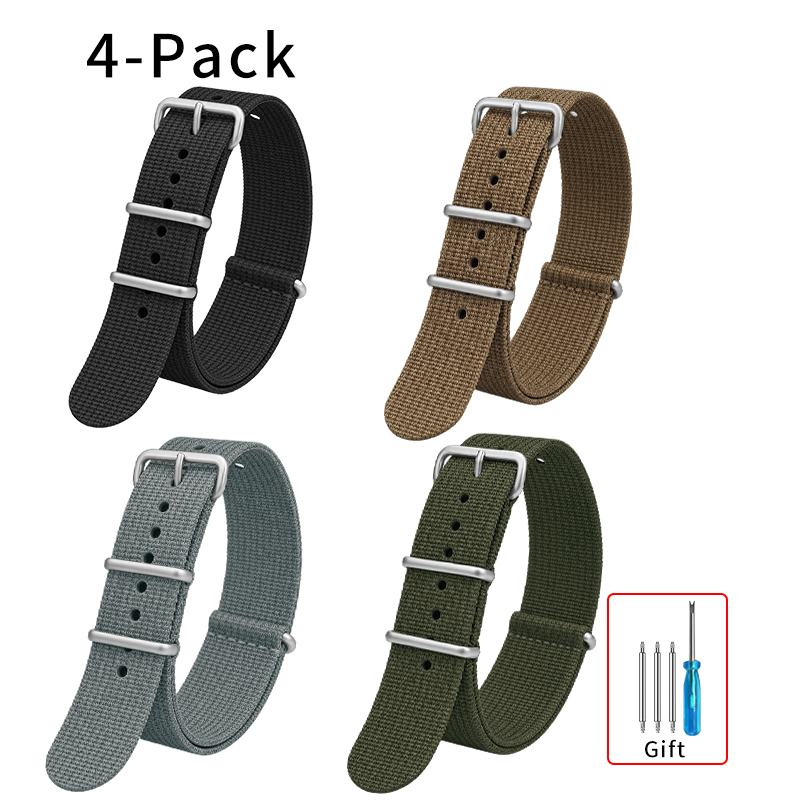 Nato Strap Nylon - Cinturino in nylon a coste di