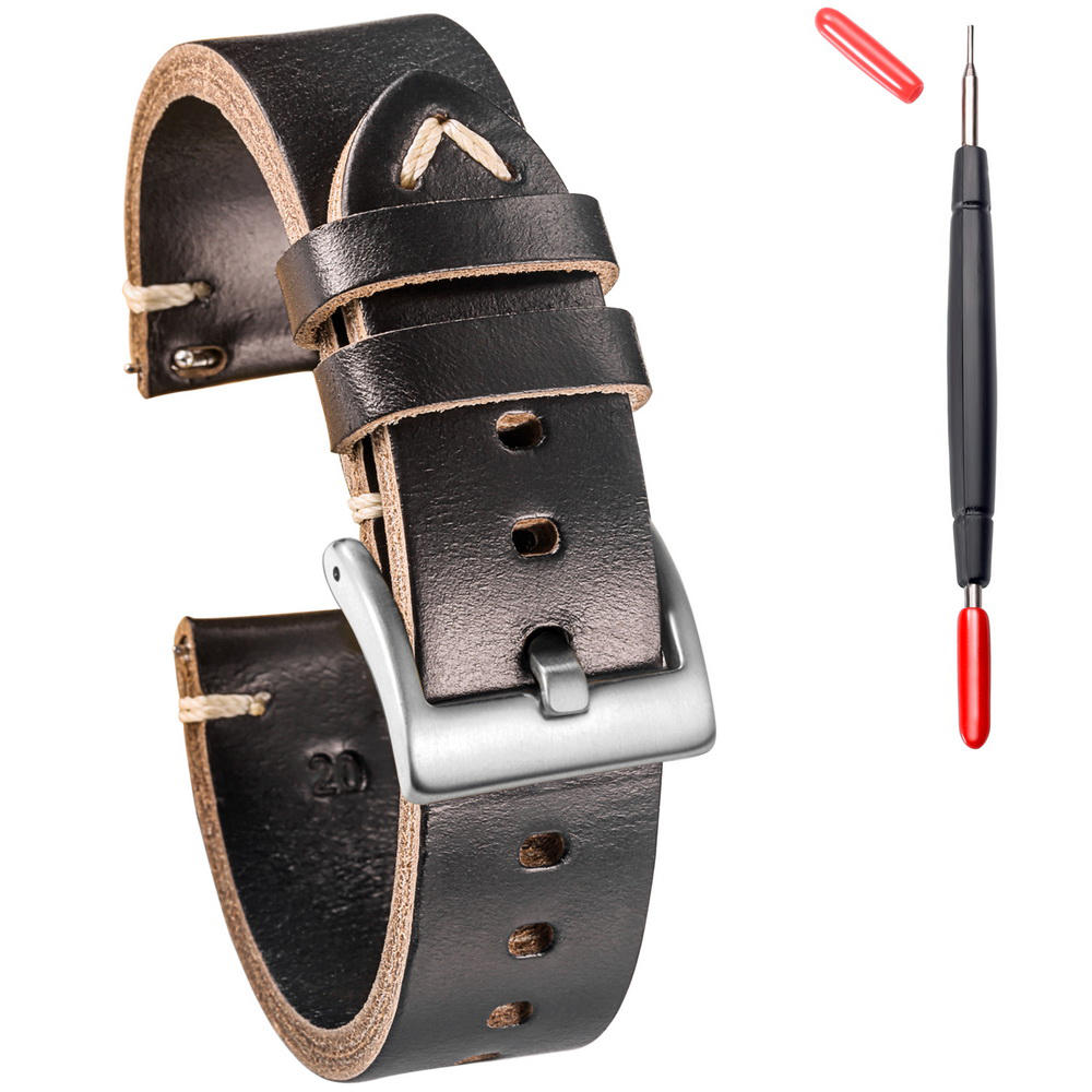 Suede Strap Watch - Cinturini per orologi in pelle Hemsut