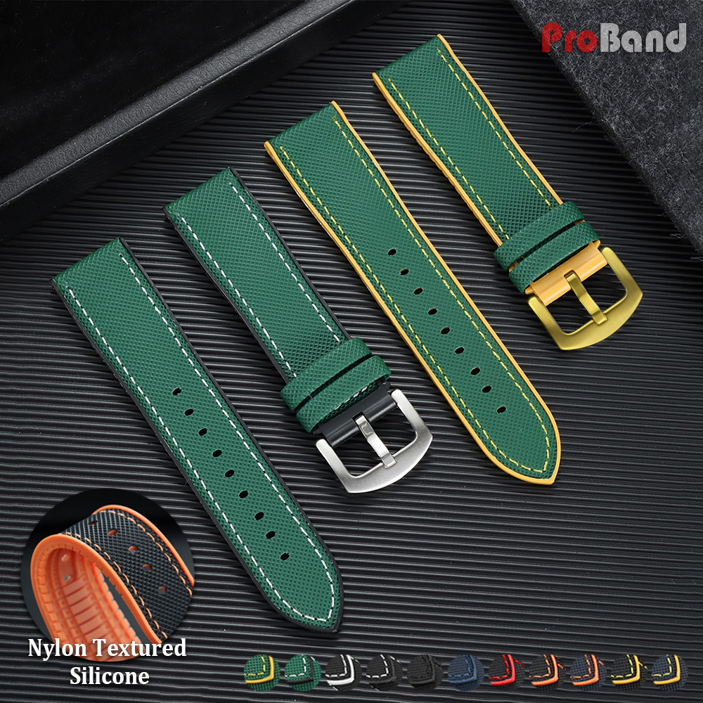 Suede Strap Watch - Cinturino per orologio ibrido in nylon