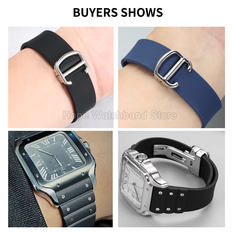 Cinturino per orologio in sili - Cartier Watch Santos recensione e prezzo