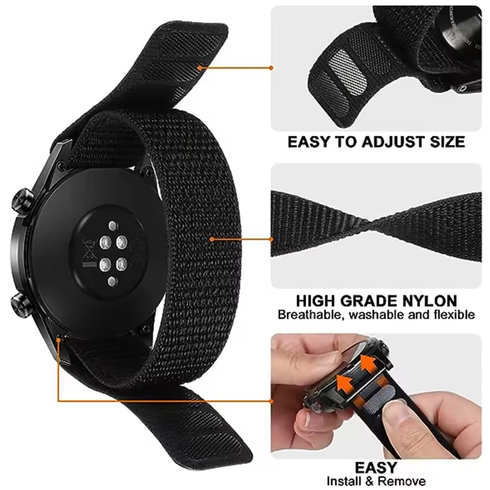 Cinturino per orologio in nylo - Sport Loop Velcro recensione e prezzo