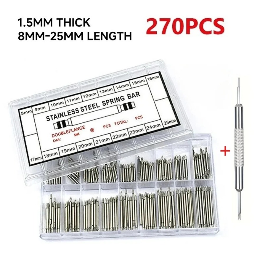 270 pezzi/scatola Barre a Moll - Spring Bar Tool Set recensione e prezzo