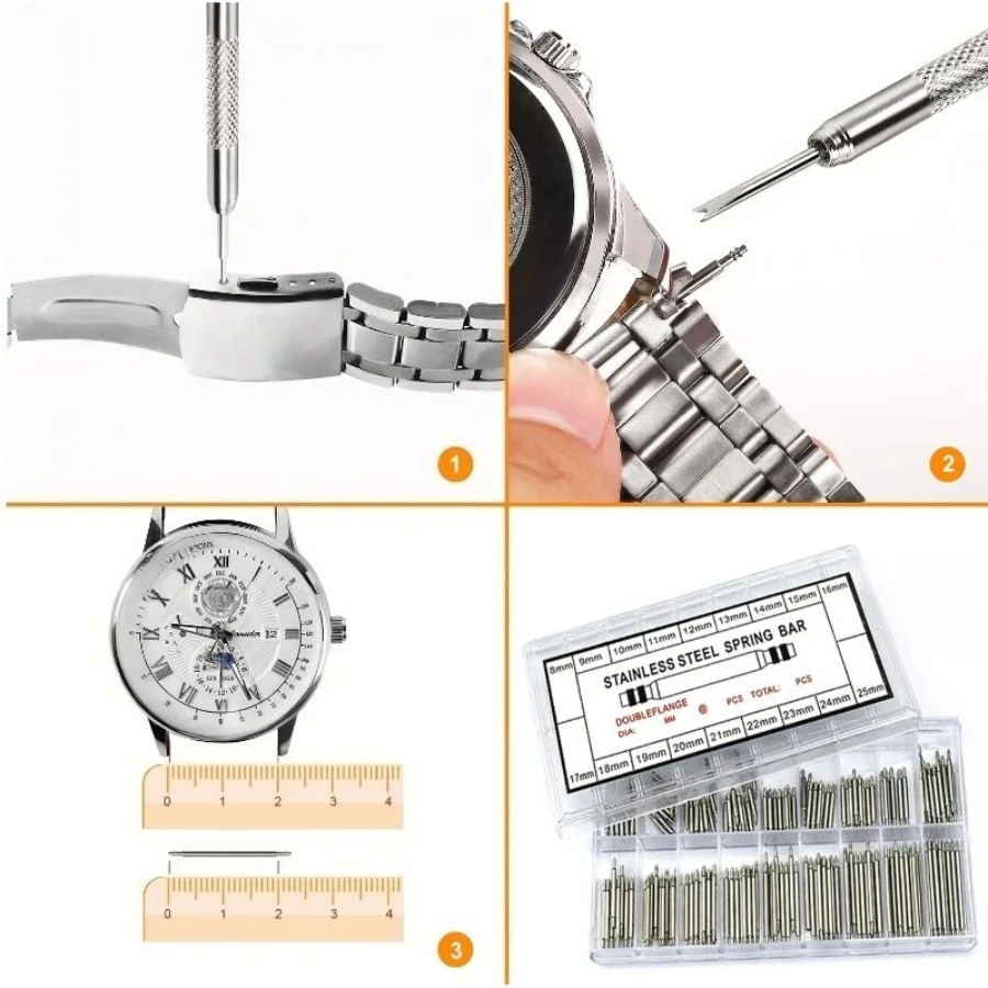 270 pezzi/scatola Barre a Moll - Spring Bar Tool Set recensione e prezzo